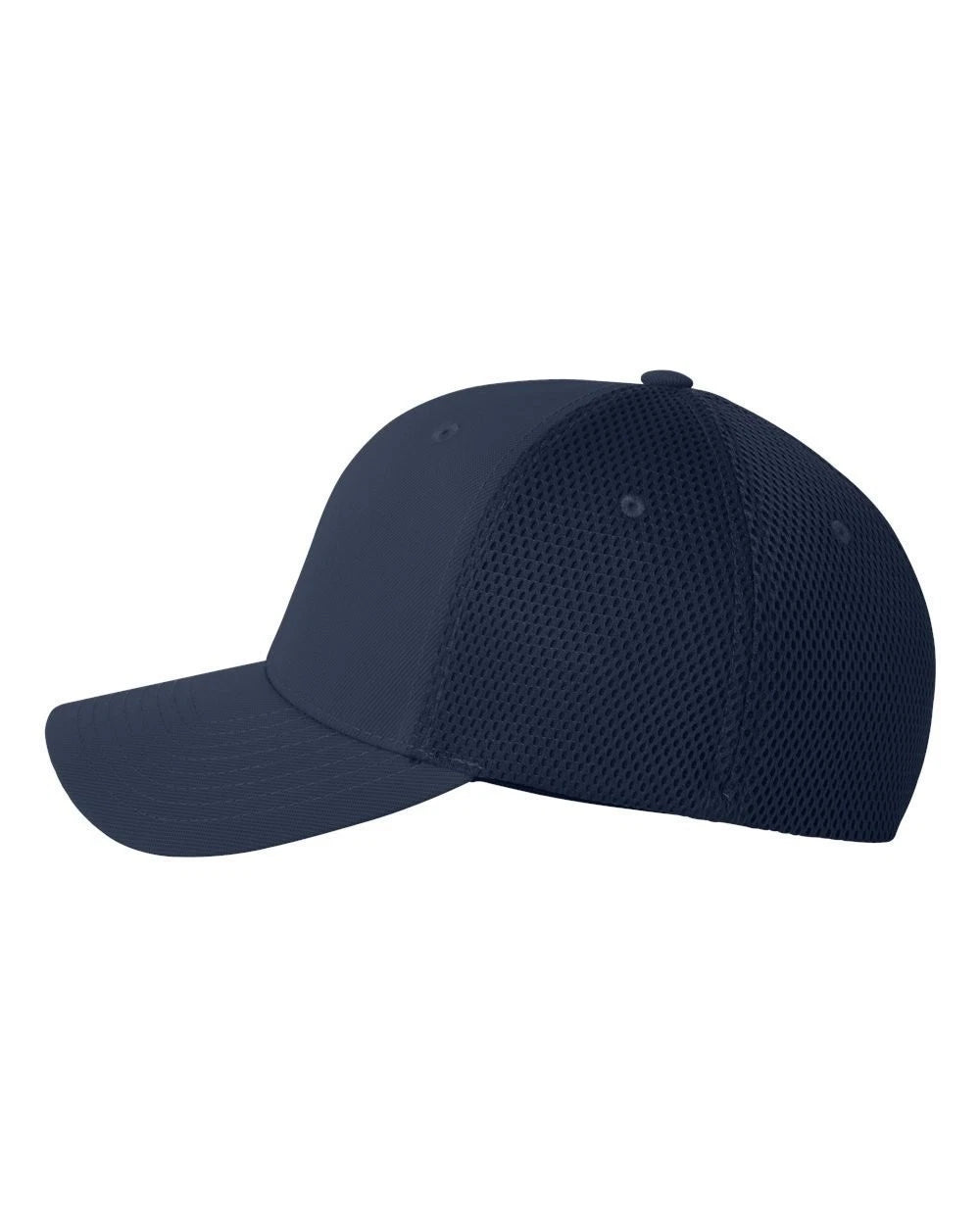 Flexfit Airmesh Fitted Trucker Hat for Unisex (Small-Medium) - Navy