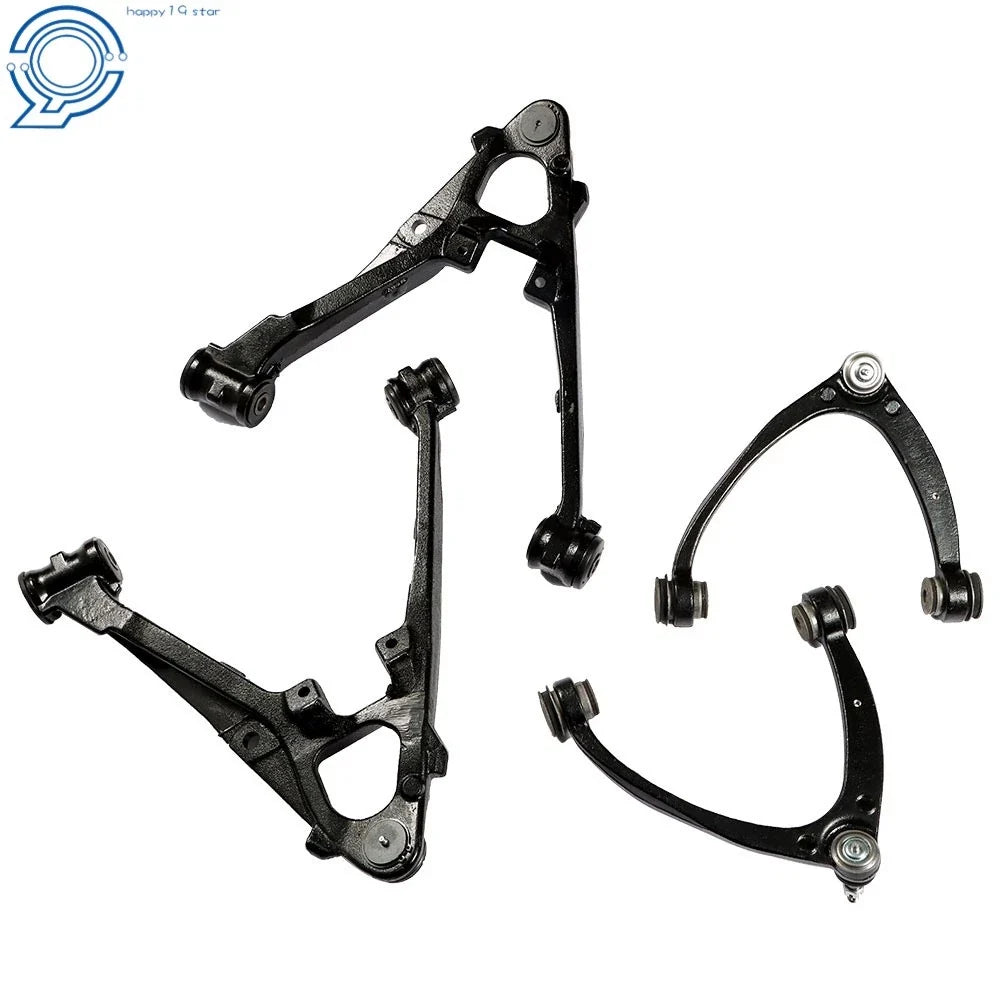 Set of 4 Front Upper Lower Control Arms for GMC Yukon XL 1500 & Cadillac Escalade (2007–2014)