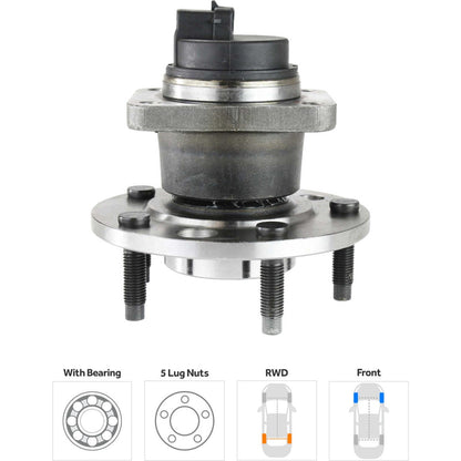 Wheel Hubs for Chevrolet Camaro (1993–2002) Front Left Right with Bearing RWD