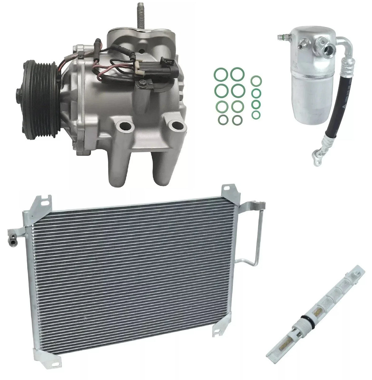 A C Compressor Kit With Condenser for Buick Rainier 4.2L (2004–2007)