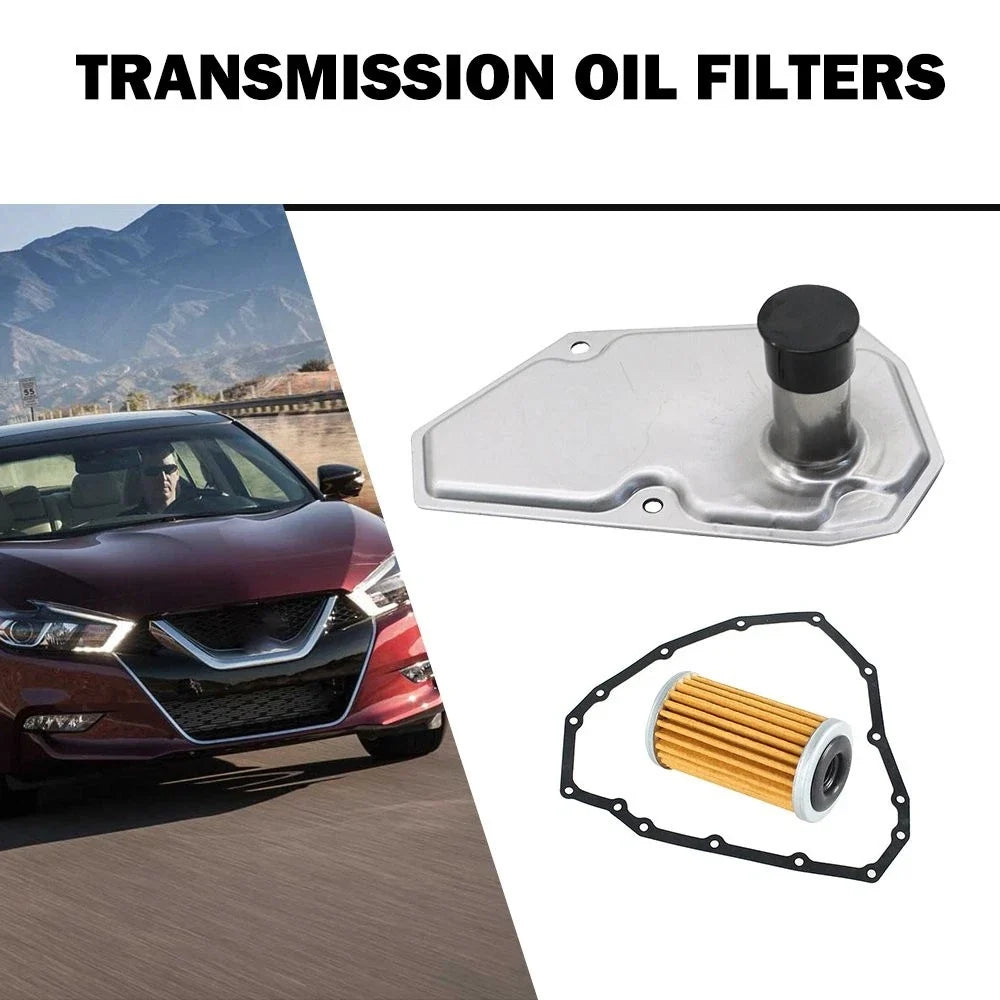 Transmission Oil Filter with Pan Gasket for Nissan Sentra Versa (2012–2019) 33010JF015