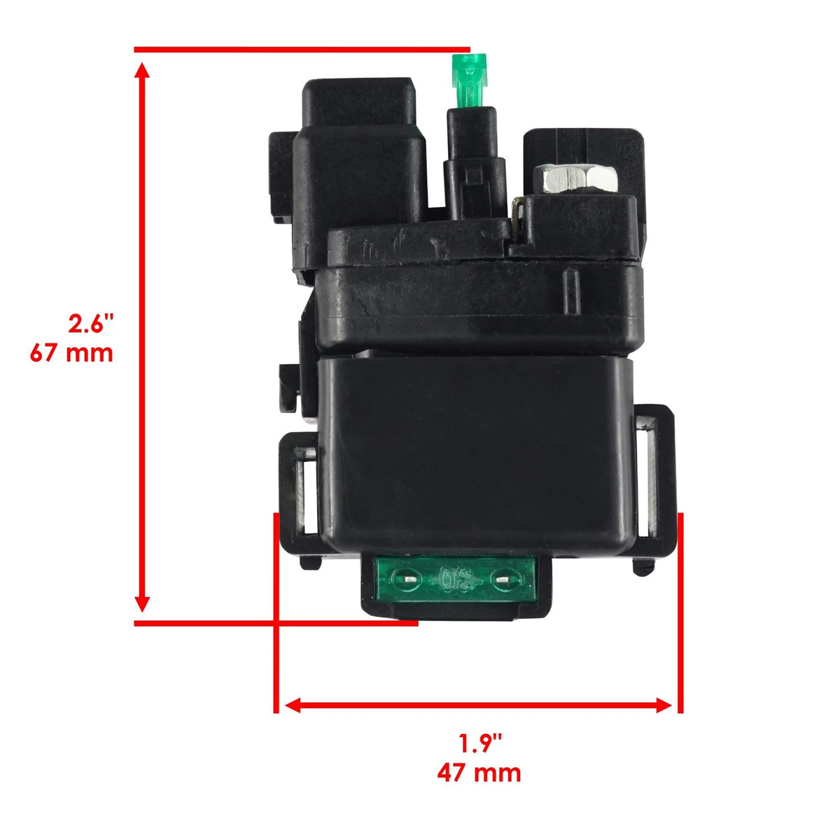 2X Starter Solenoid Relays for Suzuki LT-A700X Kingquad 700 (2005–2007) RE155+RE155 - MA, 3180035F00
