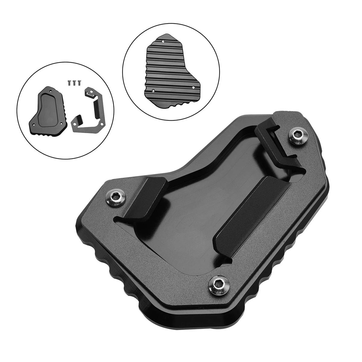 Kickstand Enlarger Plate Pad for Tiger 1200 Explorer (2012–2015) V13VG
