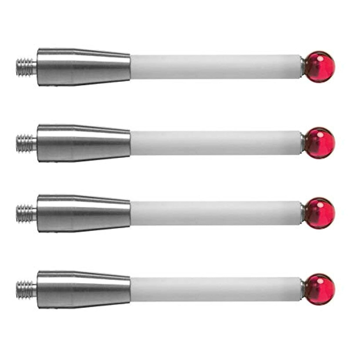 Set of 4 OMP40-2 Renishaw CMM Probe Stylus 50mm Ceramic Stem 6mm Ball