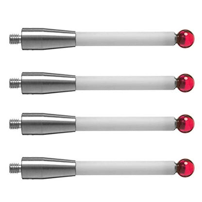 Set of 4 OMP40-2 Renishaw CMM Probe Stylus 50mm Ceramic Stem 6mm Ball