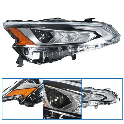 LED Headlight for Nissan Altima (2019–2020) Chrome Housing Right Side
