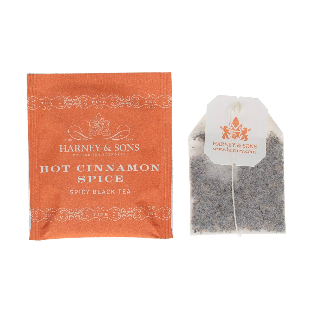 Pack of 2 Hot Cinnamon Spice Tea Bags for Spicy Flavor (50 Count)