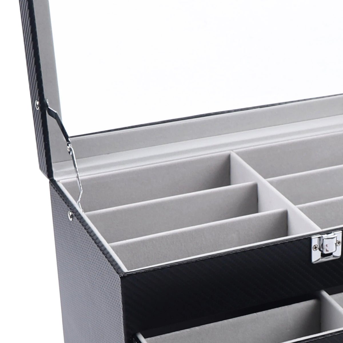 24-Slot Sunglasses Organizer Display Case Storage Box (3/4 Layers)