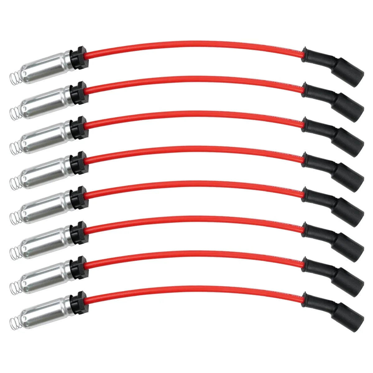 8X Spark Plug Wire + Plug for Chevy GMC Vortec 4.8L 5.3L 6.0L (1999–2006)