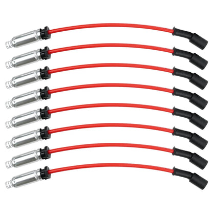 8X Spark Plug Wire + Plug for Chevy GMC Vortec 4.8L 5.3L 6.0L (1999–2006)