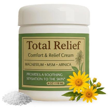 Magnesium Cream for HiRelief Total Relief (4 Fl Oz)