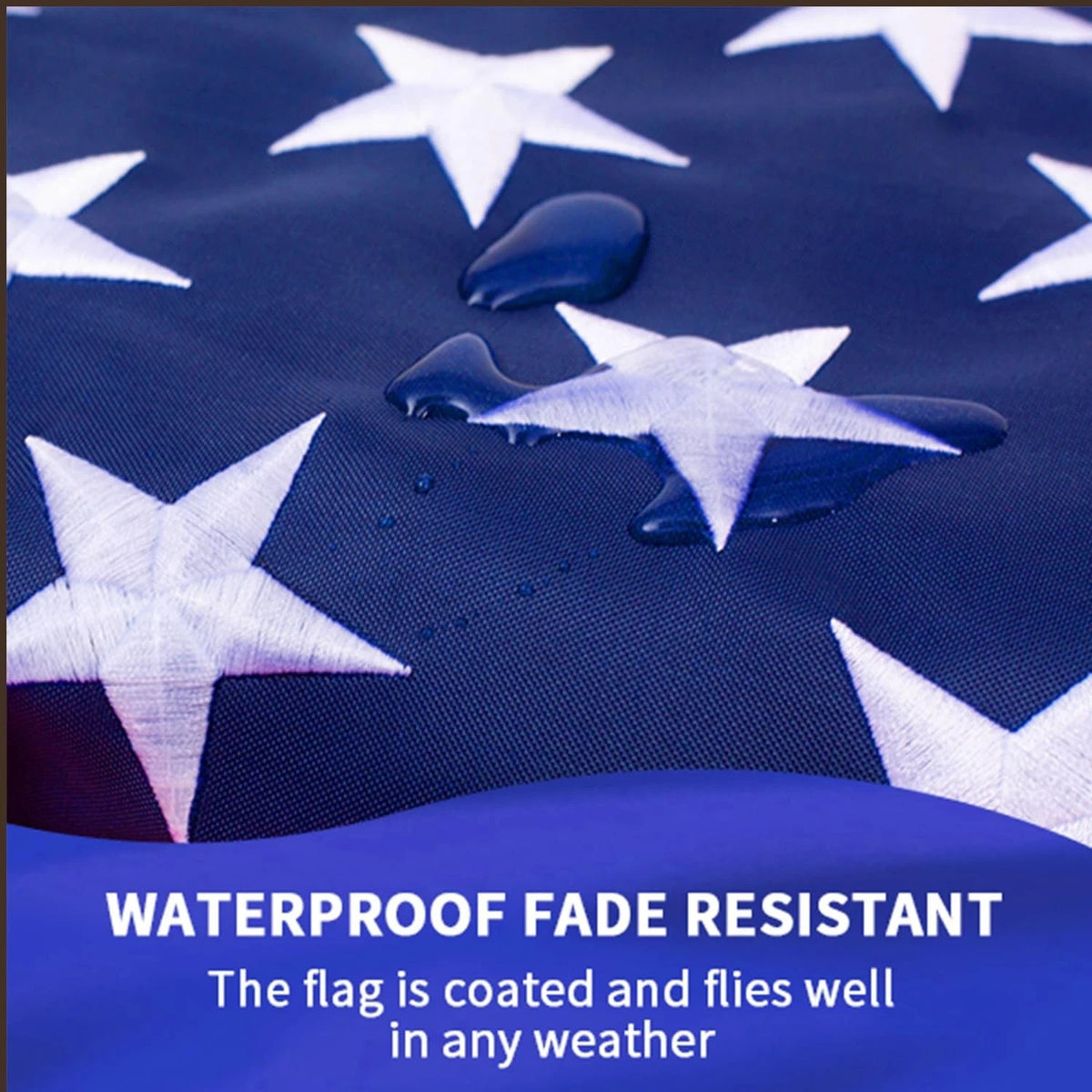 3x5 Ft Waterproof US Outdoor American Flag