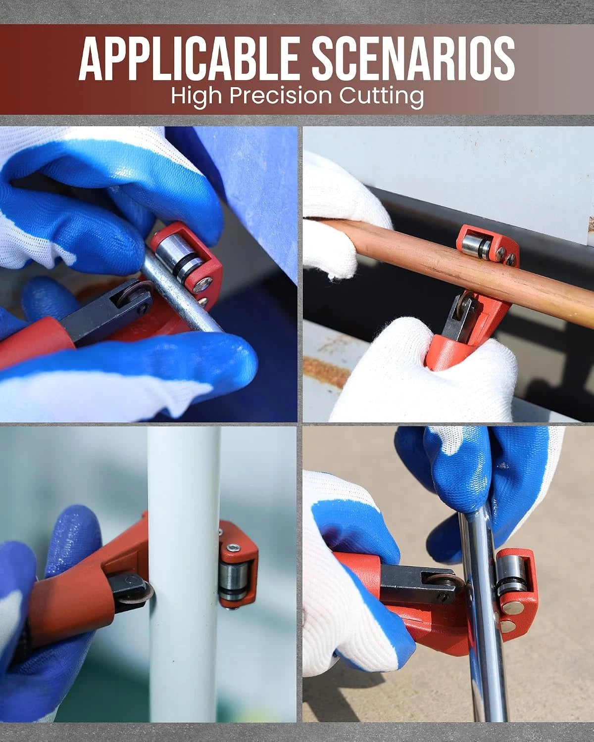 Tube Cutter for Stainless Steel (1/8" to 1-1/8")