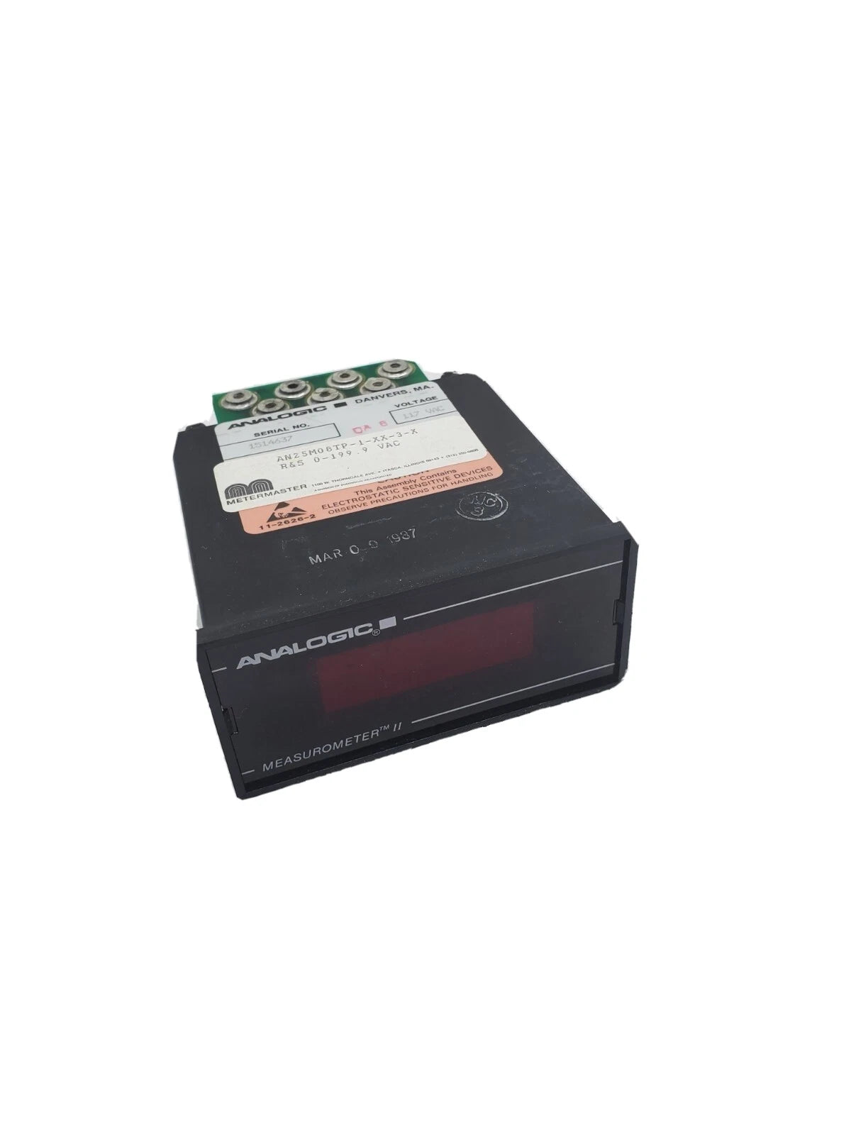 Analogic AN25M08TP-1-XX-3-X Digital Measurometer II for Automotive