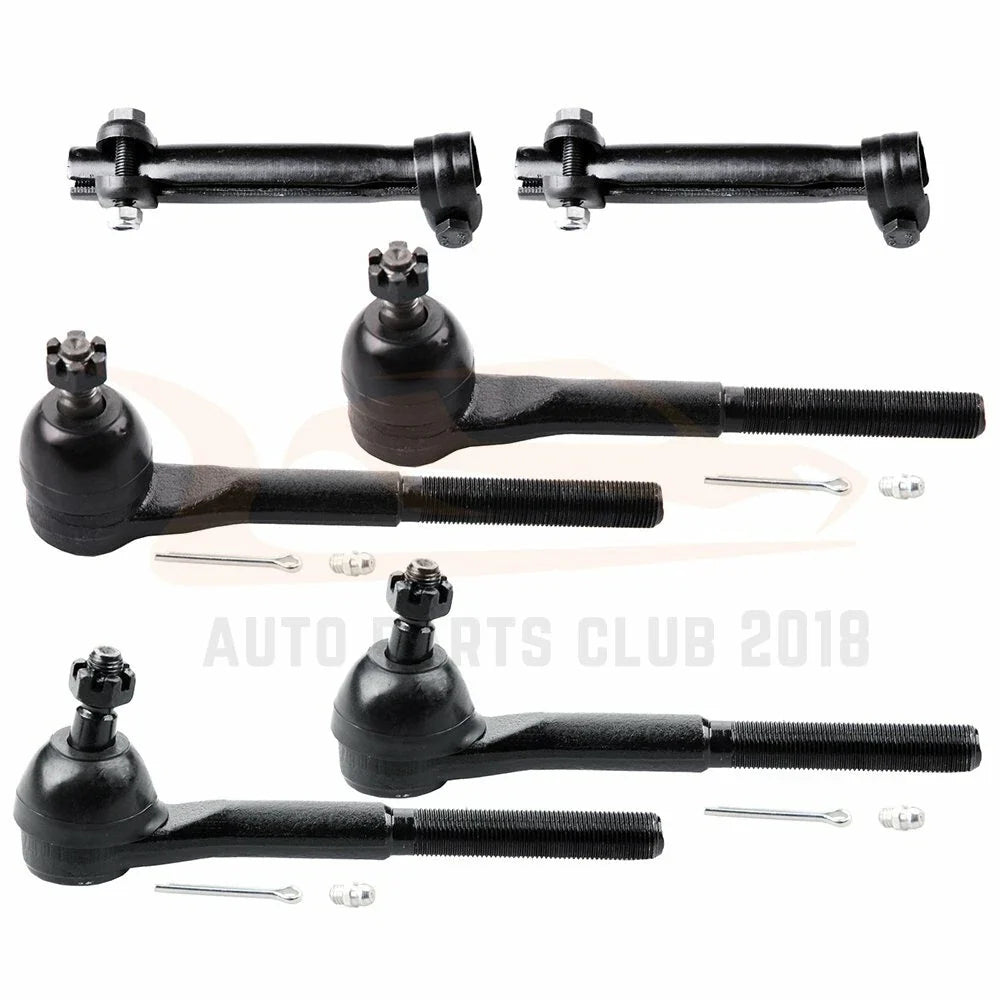 6x Suspension Kit Tie Rods for Chevrolet Impala (1965–1968)