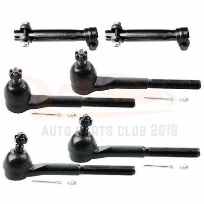 6x Suspension Kit Tie Rods for Chevrolet Impala (1965–1968)