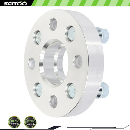 Set of 4 Wheel Spacers 1" 4x100 12x1.5 for Honda Civic, Fit, Mitsubishi Mirage, Lancer