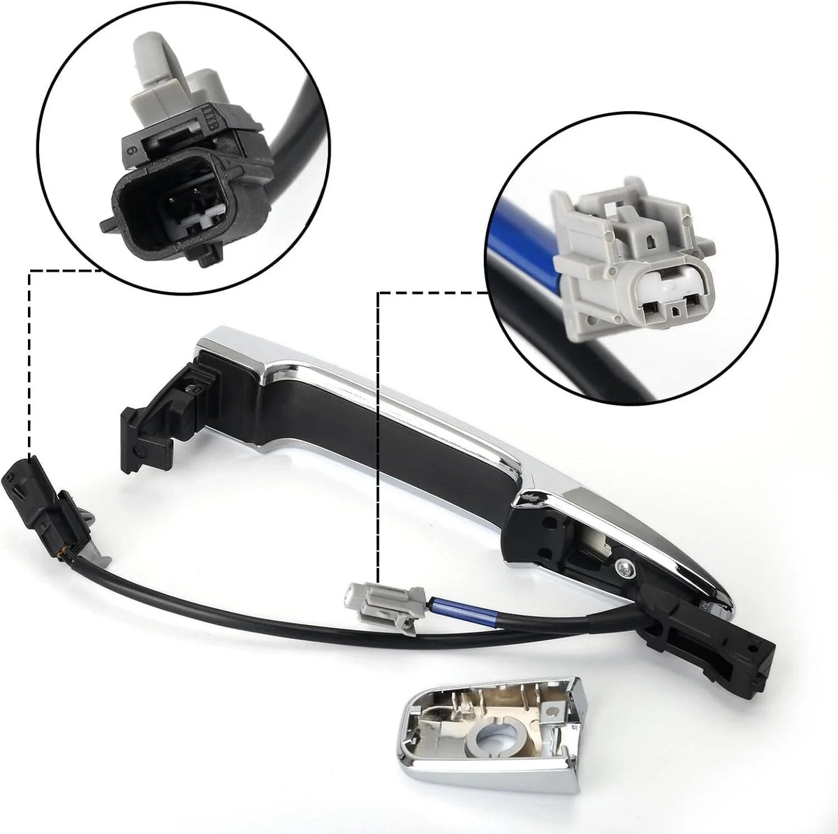 Front Left Exterior Door Handle for Nissan Sentra (2017–2018)