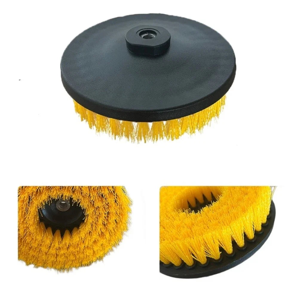 Nylon Scrubbing Brush Set for Floor Tiles & Bathroom Cleaning