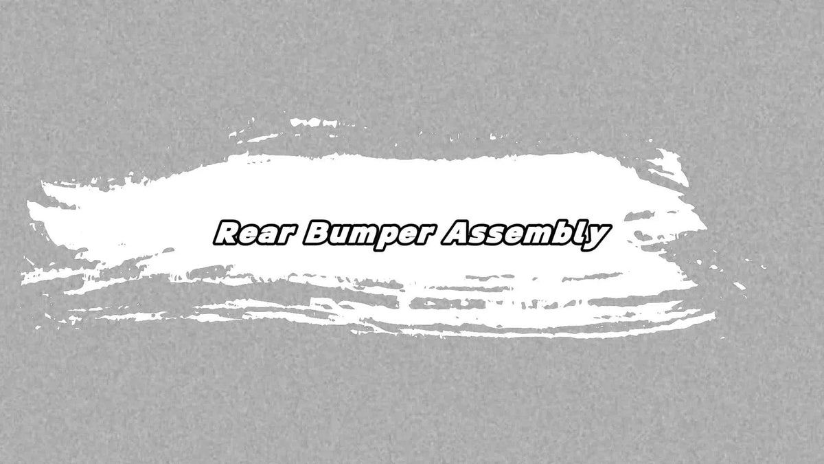 Complete Rear Step Bumper Assembly Steel for Nissan Frontier (1998–2004)
