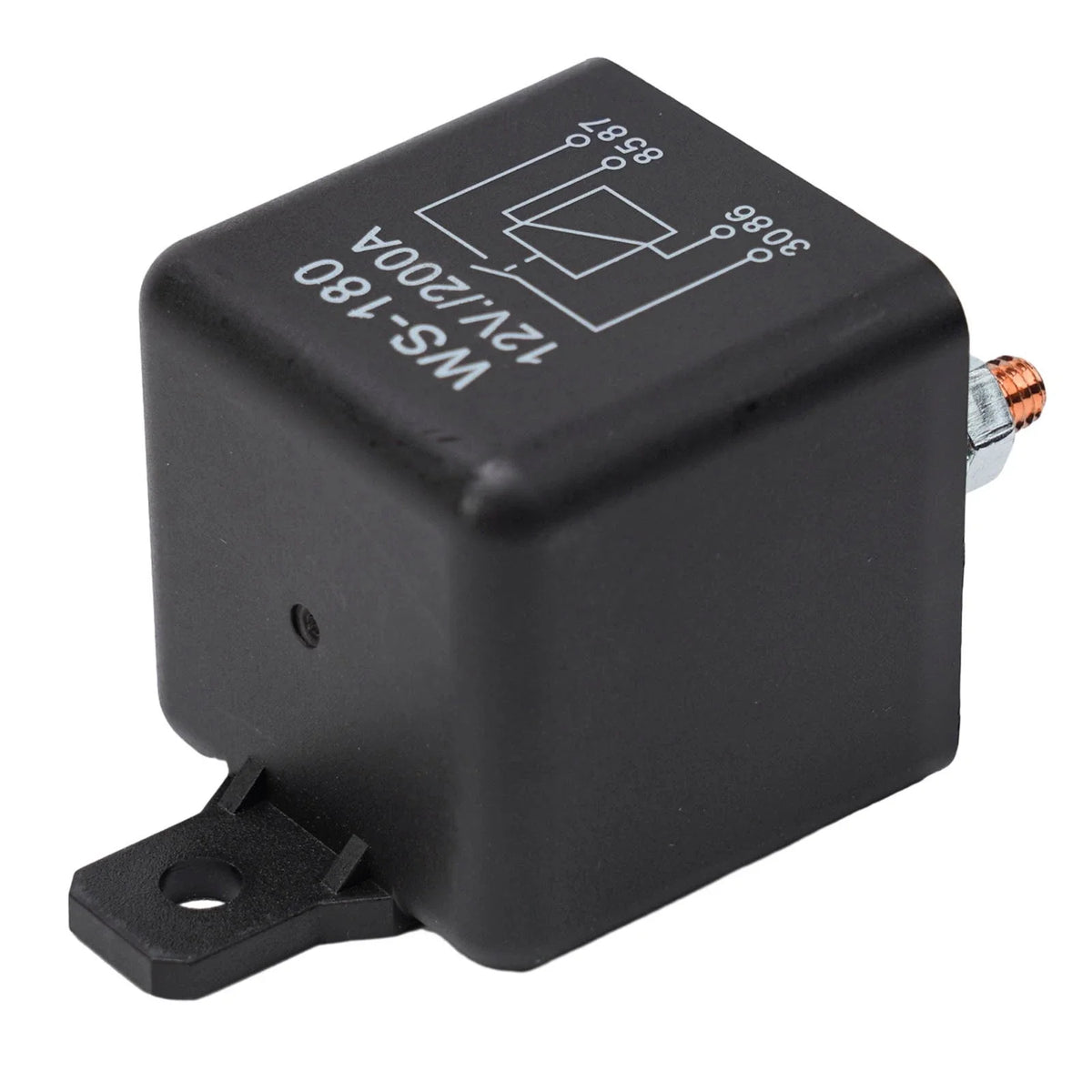 12V Dual Battery Isolator Relay Power Switch for Accessories Car (200A)