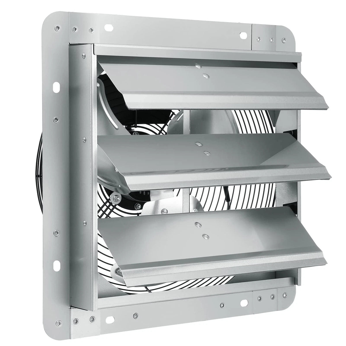 12'' Shutter Exhaust Fan for VEVOR (1000 CFM, Aluminum Wall Mount)