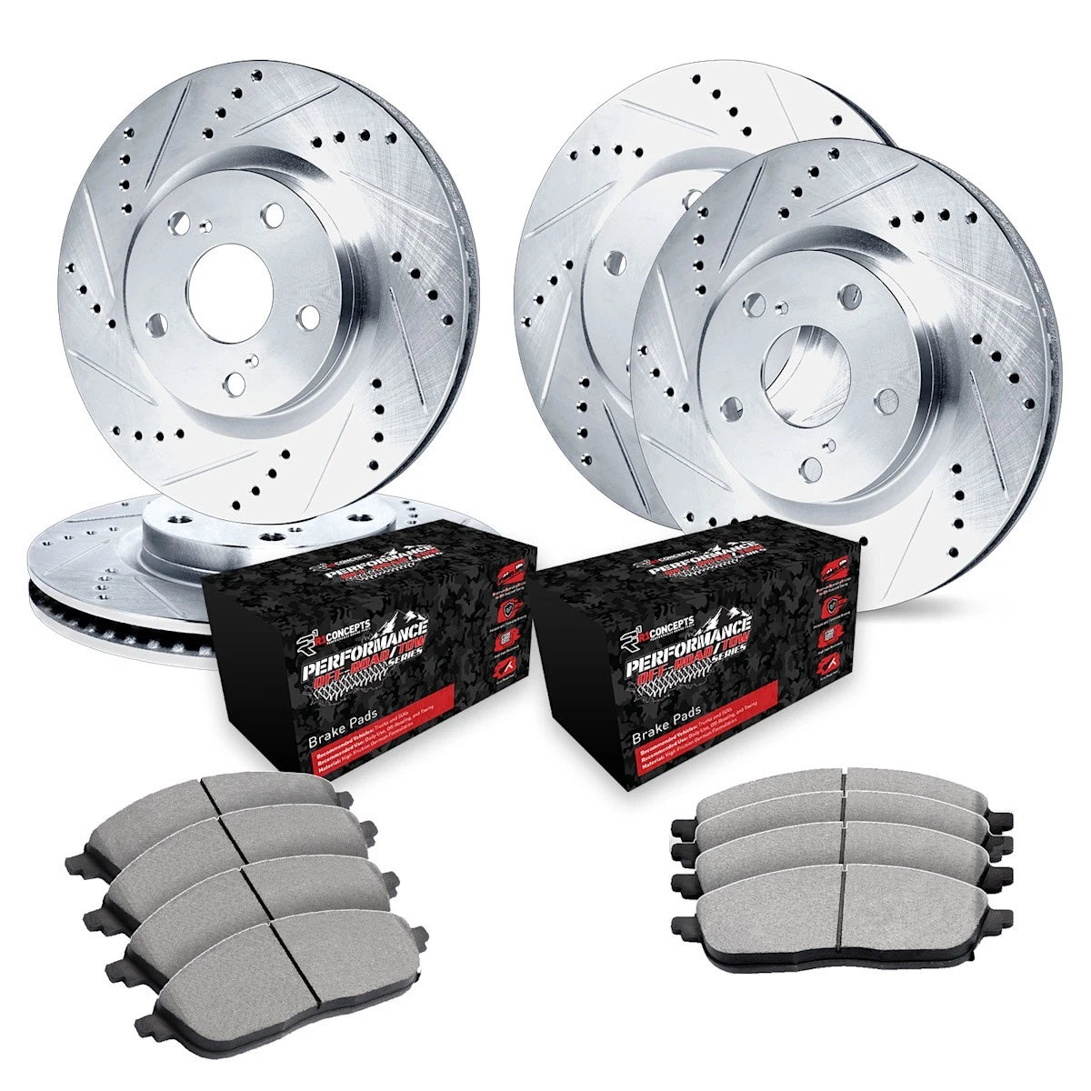 Set of 4 Brake Disc and Pad Kits for Tesla S (2012–2013) WGVN2-26001