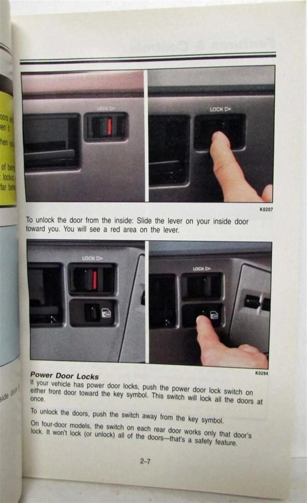 Owners Manual for GMC Truck Jimmy (1993)