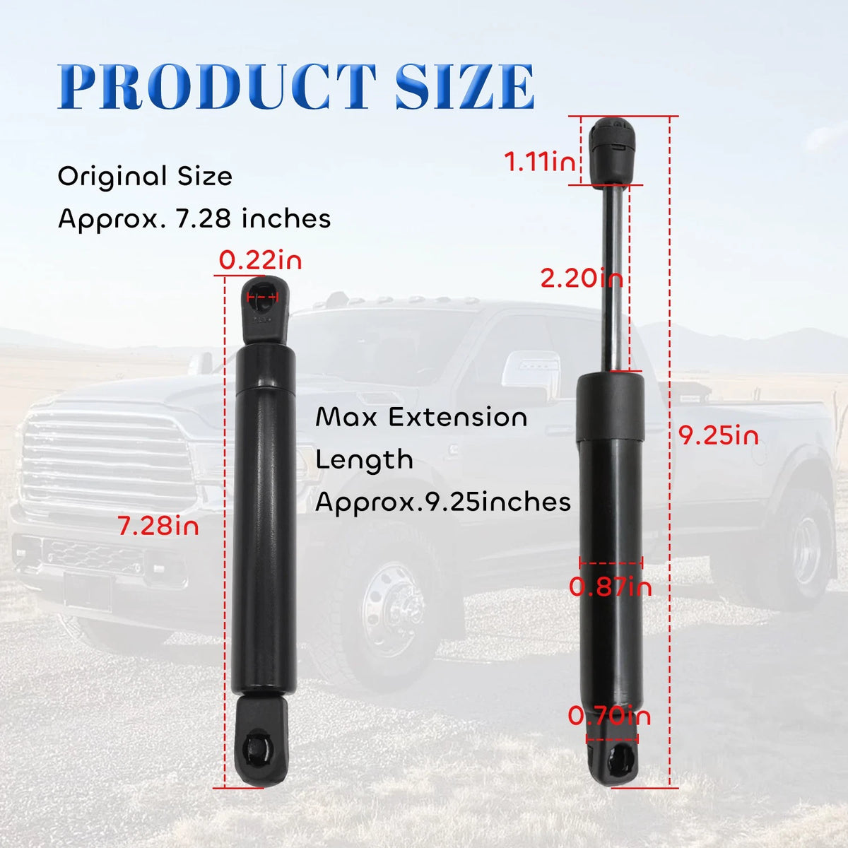 Lift Strut for Dodge Ram 3500 (2019–2024) 68362518AA