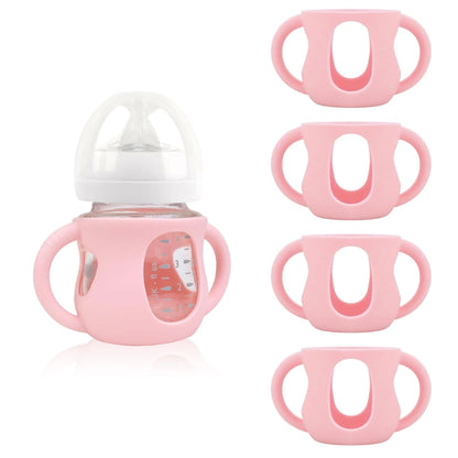 4-Pack Silicone Sleeves for Philips Avent Glass Bottles (BPA-Free)