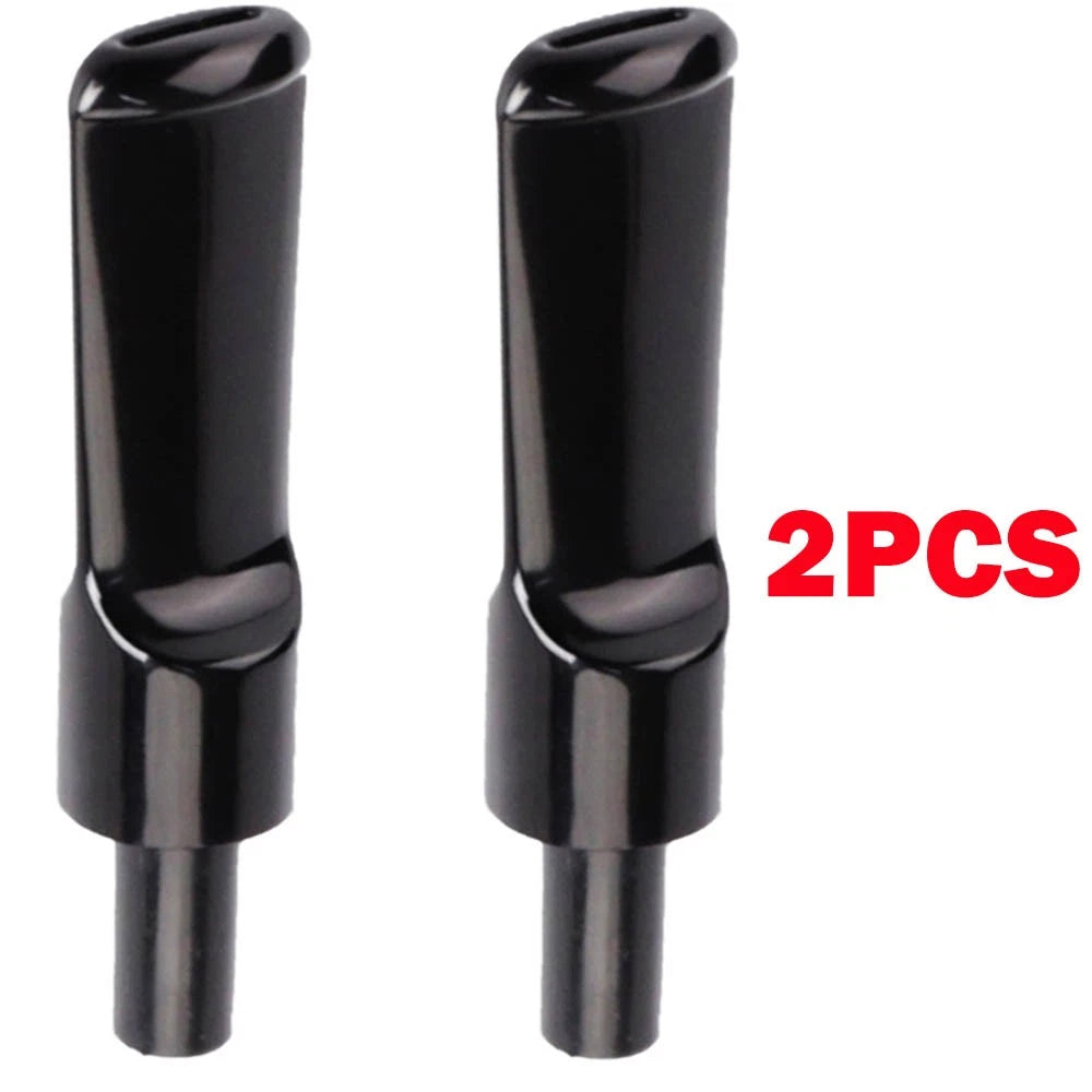2Pc Smoking Pipe Mouthpiece Replacement Stem for Tobacco Pipe