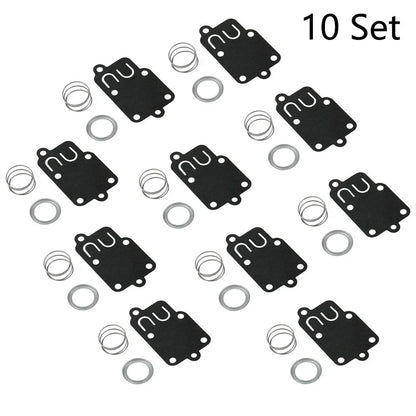 Set of 10 Carburetor Diaphragm Kit for Briggs & Stratton (270026, 272538, 272637)