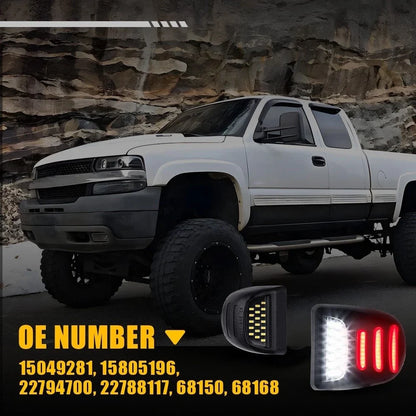 LED License Plate Light Tube for Chevy Silverado 2500HD (2001–2014) PY