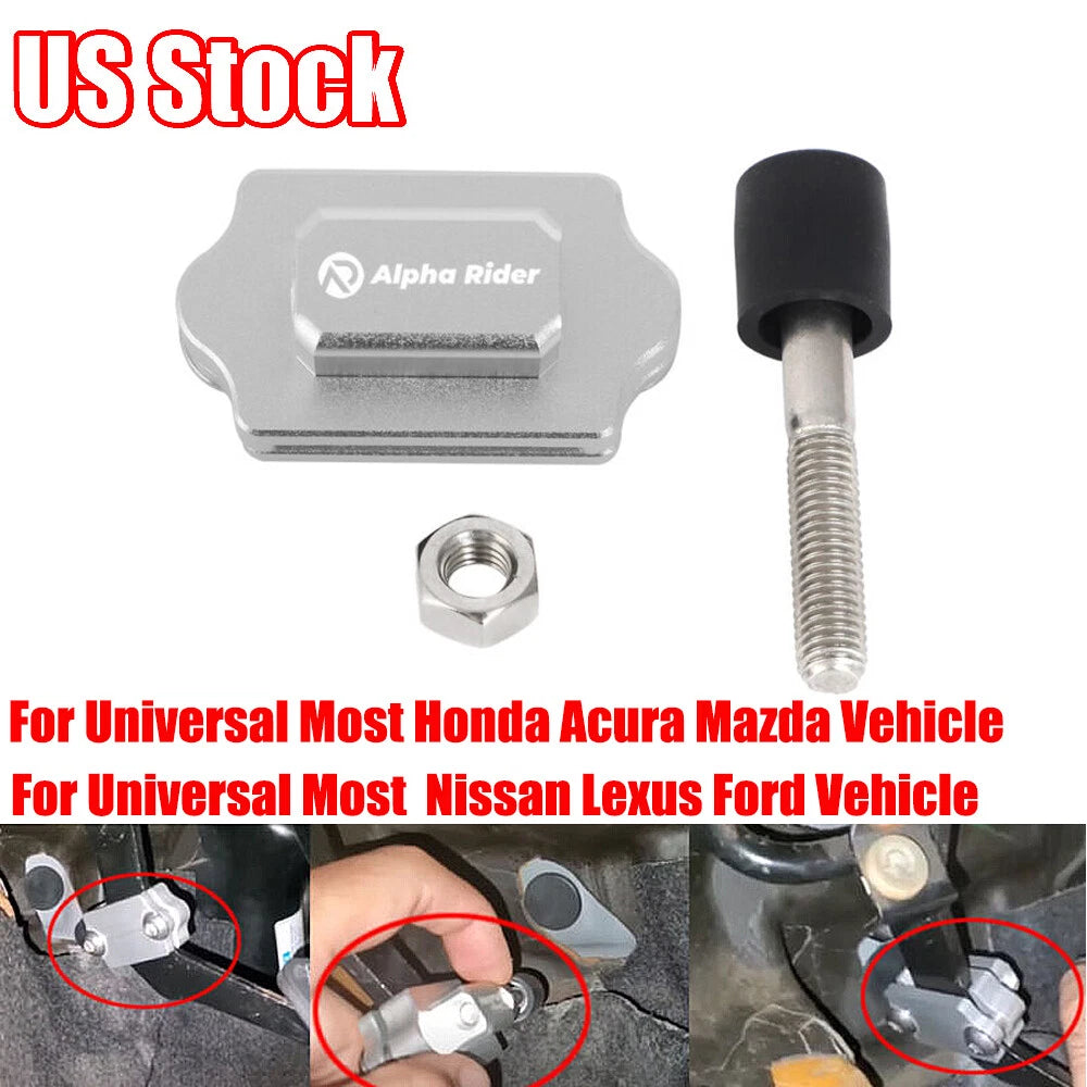Adjustable Aluminum Race Clutch Pedal Stop Plate for Universal Fit
