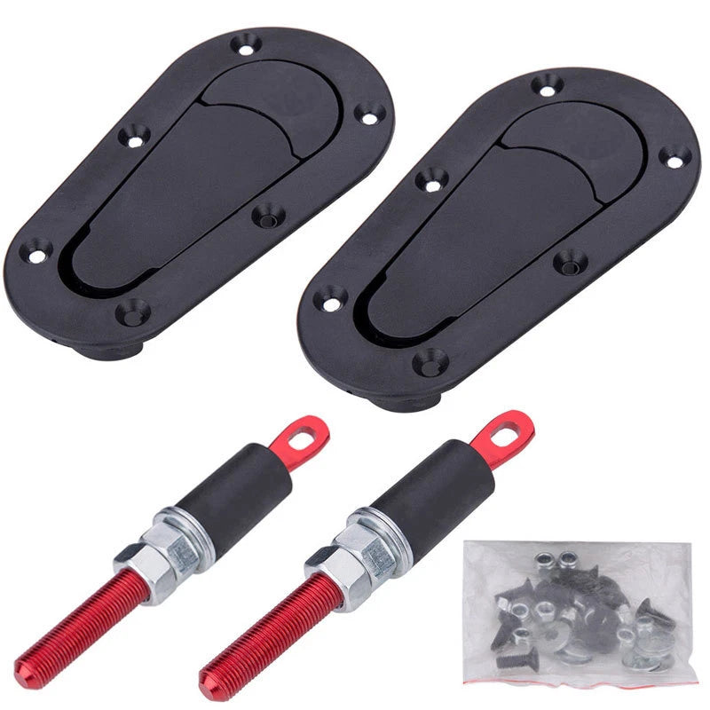 Hood Latch Lock Kit for Universal Racing Car Bonnet