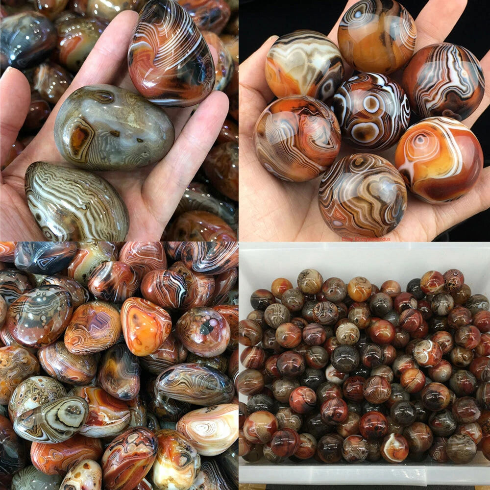 Natural Silk Agate Quartz Crystal Sphere for Feng Shui Collections