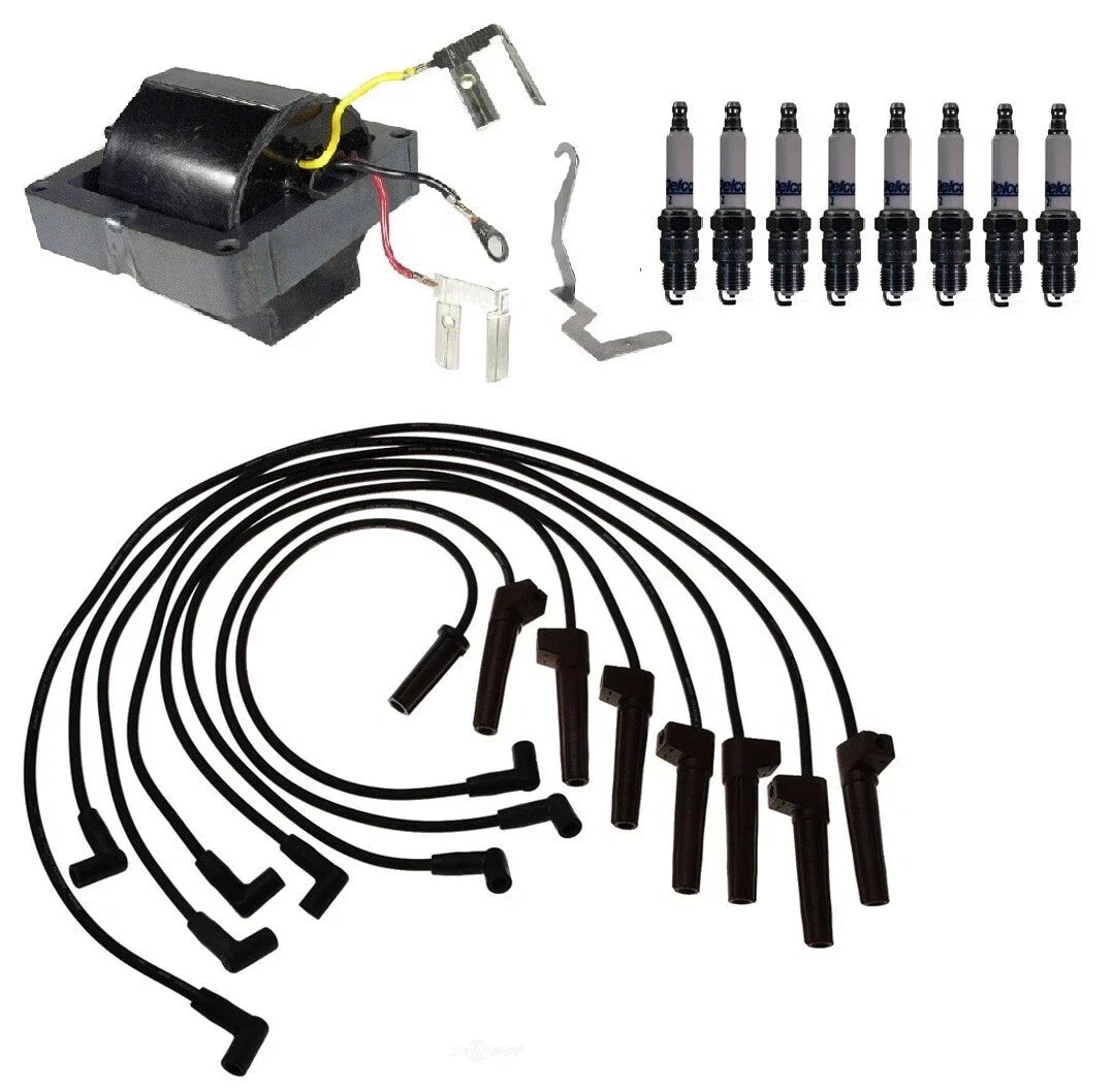 Ignition Wires & Spark Plugs Kit for GMC P3500 V8 7.4L (1985)