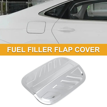 Fuel Tank Door Cap for Hyundai Santa Fe (2019–2025) Chrome Silver Tone