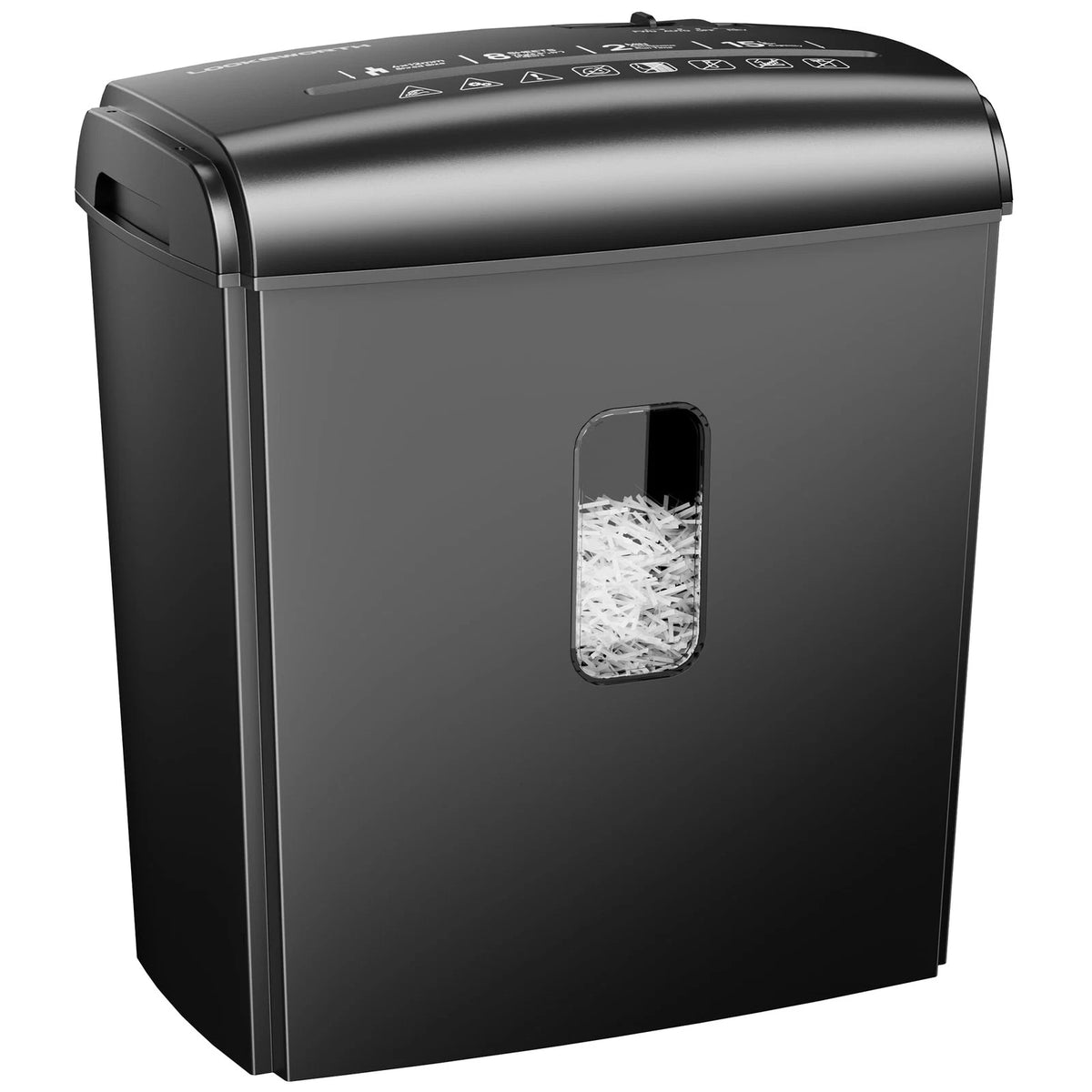 8-Sheet Micro Cut Paper Shredder for Locksworth (P-4)