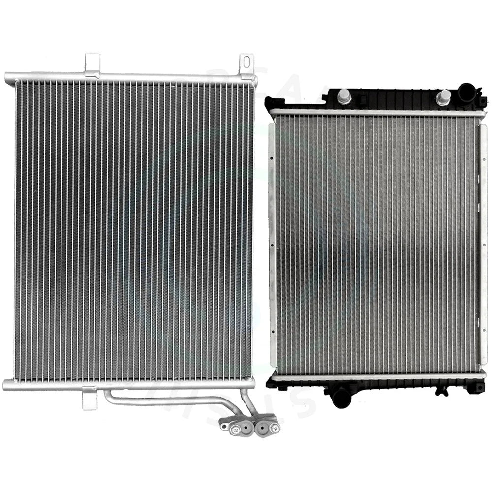 Aluminum Radiator & AC Condenser Cooling Kit for BMW 323i 323is (1999)