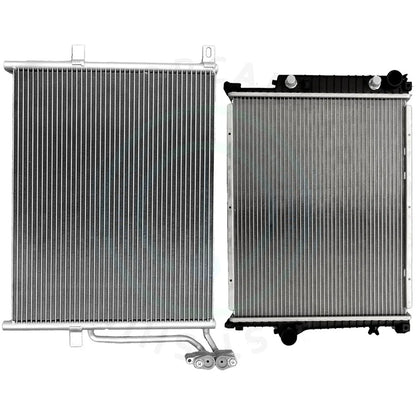 Aluminum Radiator & AC Condenser Cooling Kit for BMW 323i 323is (1999)