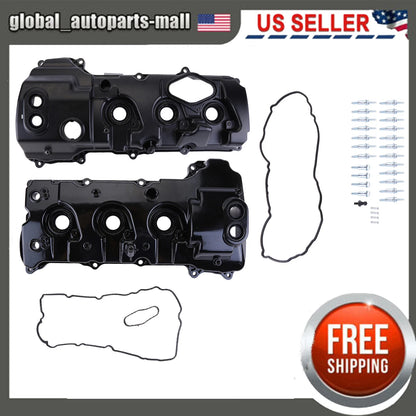 2X Valve Covers Set for Ford F-150 (2013–2016) & Expedition (2015–2017) 3.5L Turbo - 004-356+, 004-357ALU, BL3Z-6582-H, BL3Z6582H
