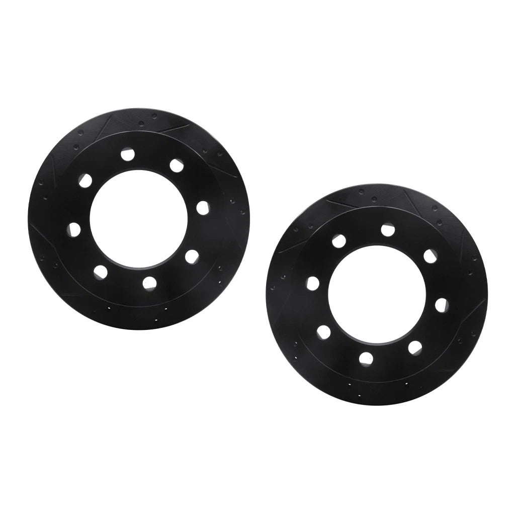 Rotor Set Rear for Dodge Ram 2500/4000 (2001–2002) ALX-PAU-DF-8002-40098-CLA1 Drilled and Slotted
