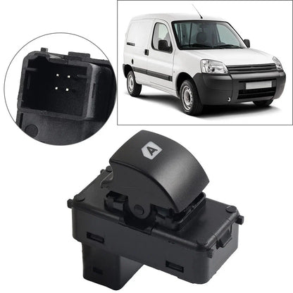 Front Right Electric Window Switch for Citroen Berlingo, C4, Peugeot (2000–2023) 6490.HQ