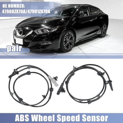 ABS Wheel Speed Sensor Set of 2 No. 47900ZX70A for Nissan 