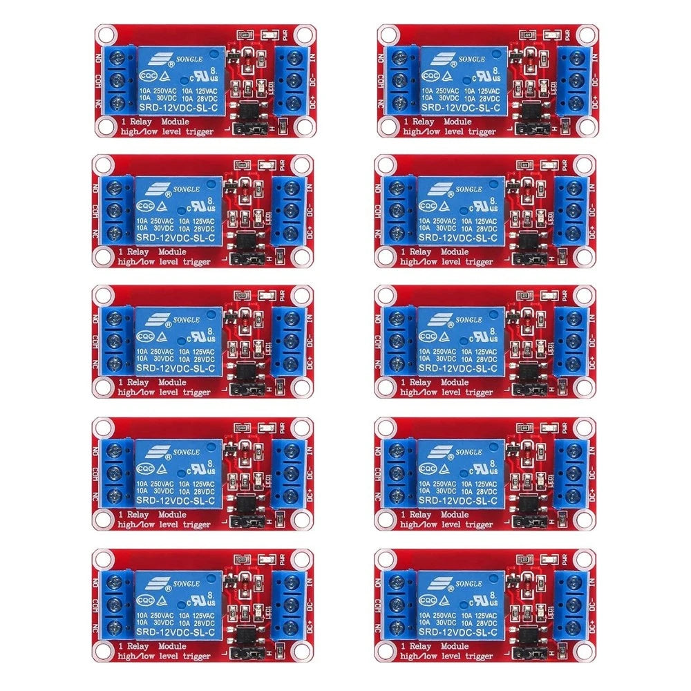 10pk Relay Module for Automotive Applications (DC 12V)