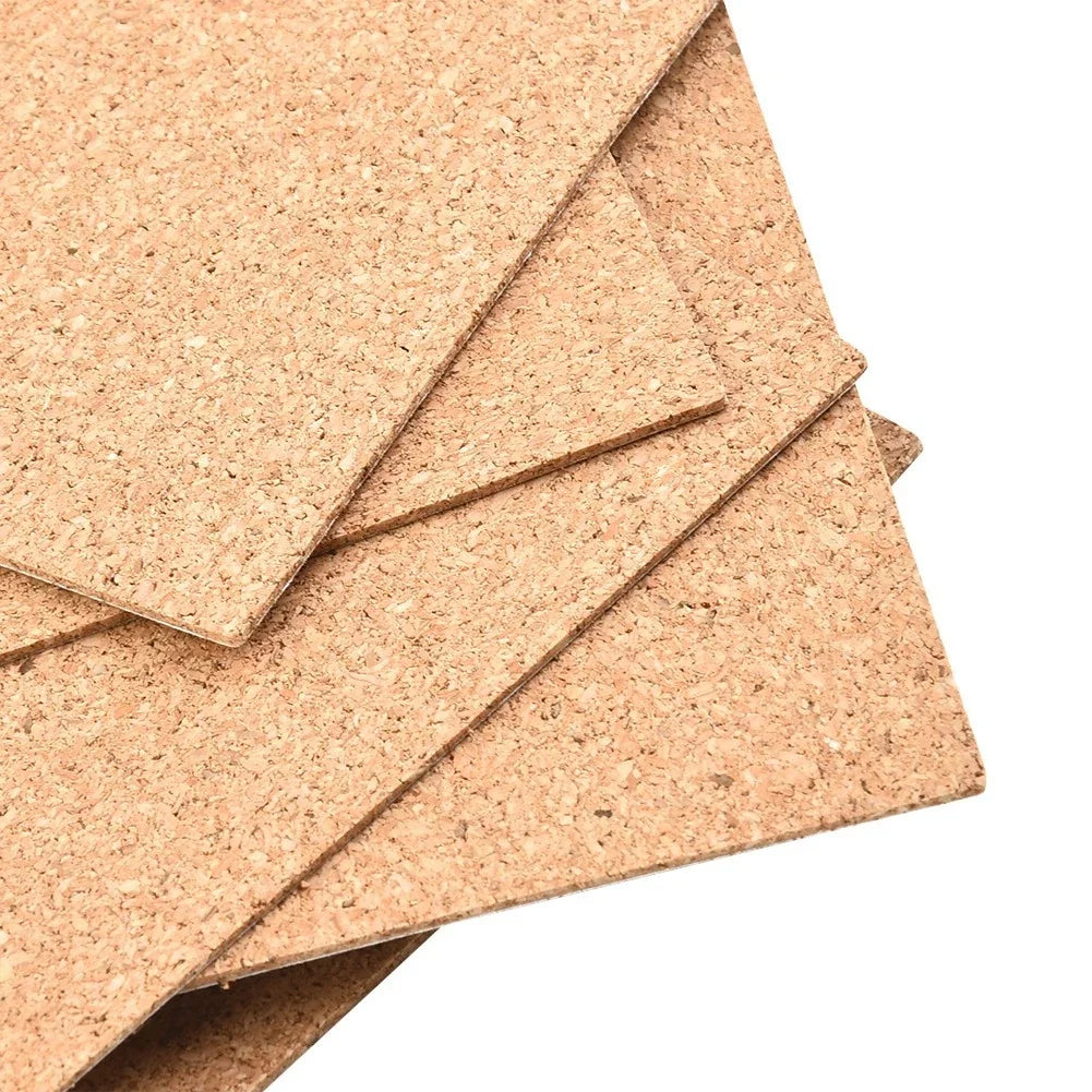 Self-adhesive Cork Mat 100x100x1mm for Various Applications