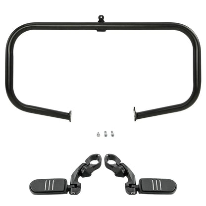 Highway Engine Guard Crash Bar & Footpegs for Harley Street Glide (2009–2024)