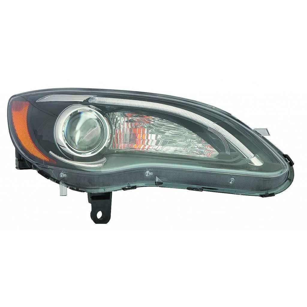 Passenger Side Headlight for Chrysler 200 Sedan (2011–2014) CLX-M0-333-1192R-ACD2-CL360A55, CH2503275