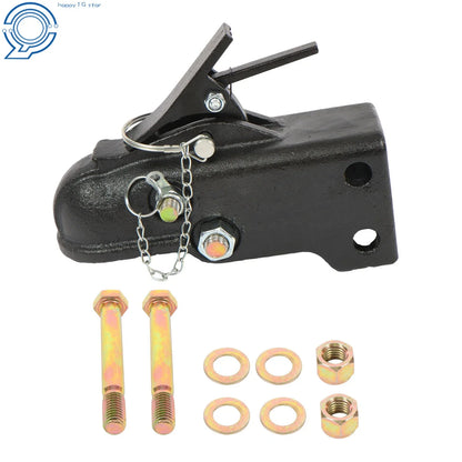 Adjustable Trailer Coupler 15000LBS 2-5/16" for Channel-Mount